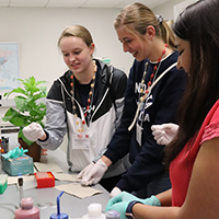 Students work in a lab at Beadle