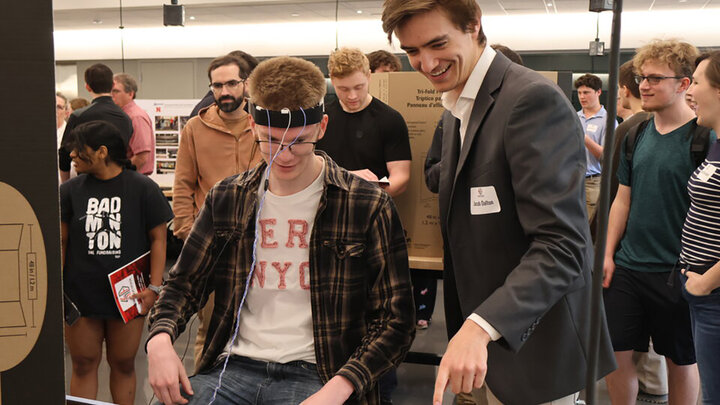 Design Showcase includes opportunities to interact with the projects students have developed.