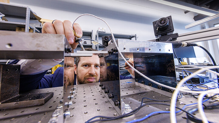 Keegan Moore, assistant professor of mechanical and materials engineering