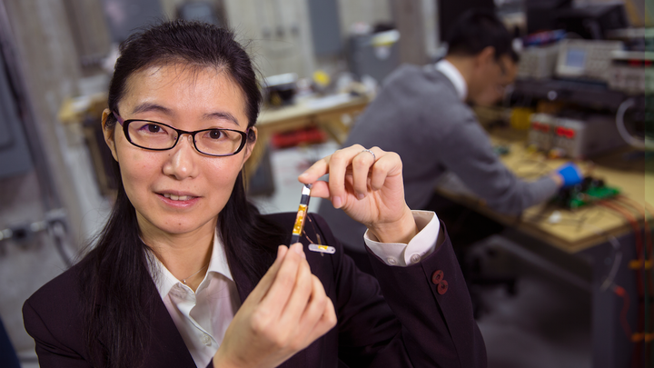 Liyan Qu, assistant professor, electrical and computer engineering, ecently earned a five-year, $500,000 Faculty Early Career Development Program Award from the National Science Foundation to develop a next-generation power grid transformer. 