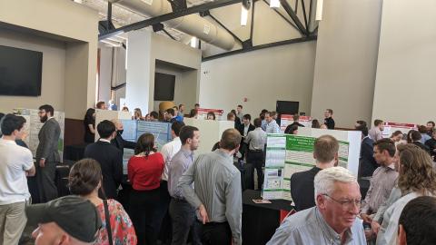 Nebraska Engineering students present their projects during the 2022 Senior Design Showcase. This year's showcase is 1 to 3:30 p.m. May 12 at the Nebraska Coliseum.