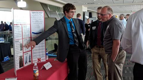 The College of Engineering’s 2022 Senior Design Showcase is May 6, at the Nebraska Innovation Campus Conference Center.