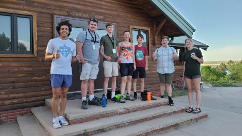 Young Nebraska Scientists 2022 campers enjoy biodiversity learning at NU's Cedar Point Biological Station on the shores of Lake Ogallala in western Nebraska.